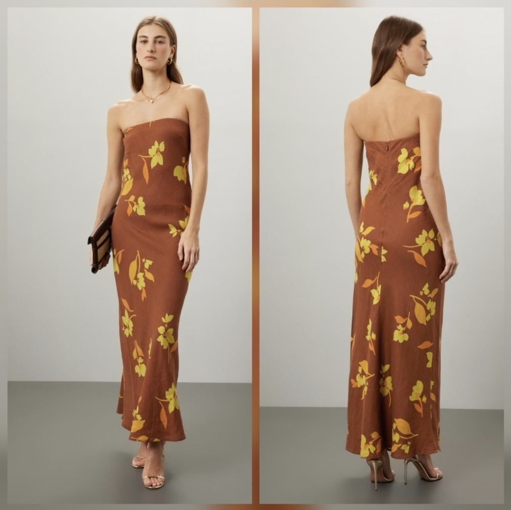 Soleil Soleil Maeve Cocktail dress Sleeveless Strapless Size 2